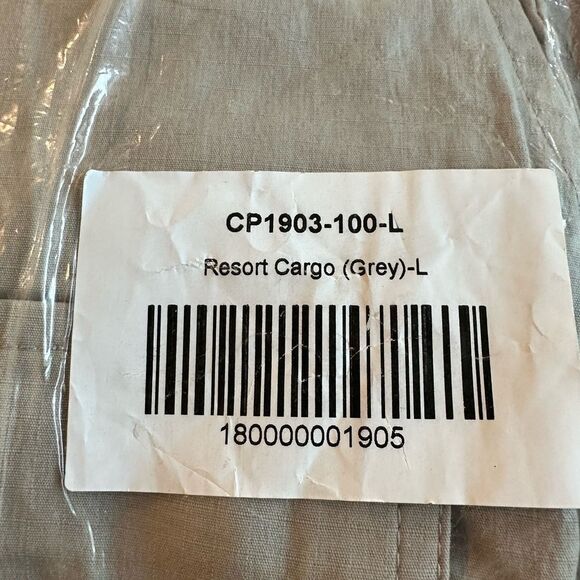 NWT Club Paradise Culture Kings Unisex Gray Resort Cargo Pants - Size Large - Picture 4 of 10